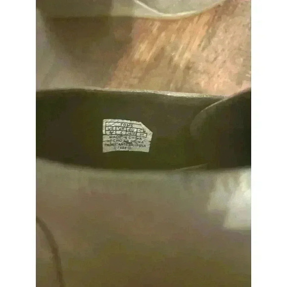 TOMS Desert Wedge Shoe Taupe With Gold Synthetic Sueded Leather‎ Women's Size 8 - Picture 6 of 11